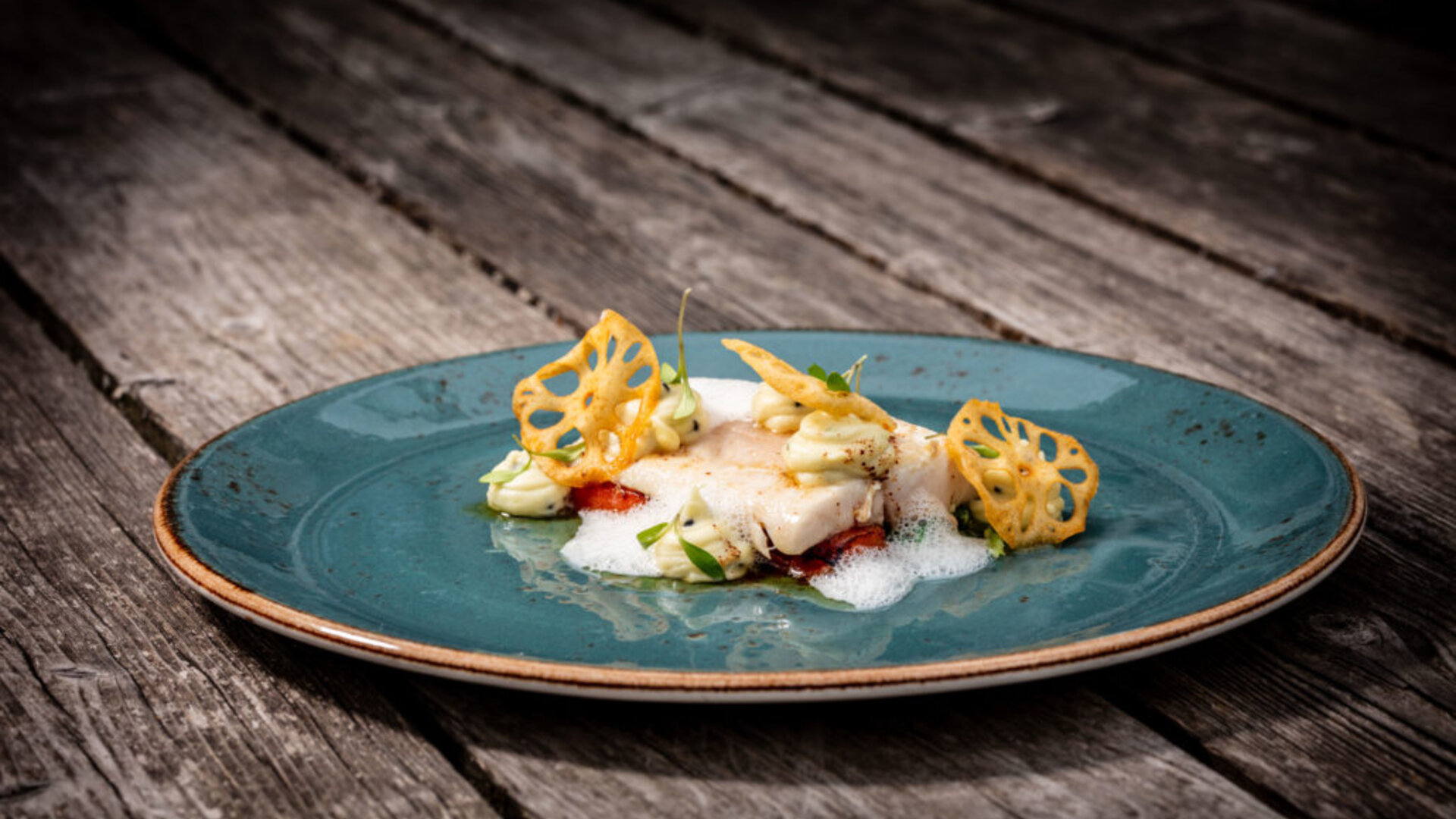 <p>Dekorativ angerichtete Speise bei den SeeEssSpielen am Wörthersee.</p>